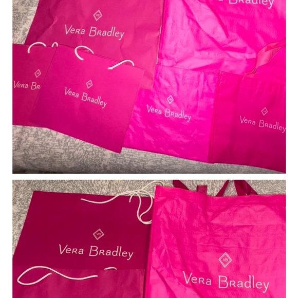 Big 15+ pc Vera Bradley lot purses umbrella wallets zip bag cups bags id ring - Picture 7 of 11